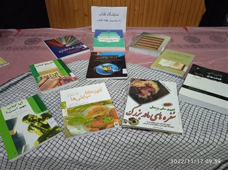 نمایشگاه کتاب موضوعی در جشنواره غذا، مسجد جامع المهدی(عج)